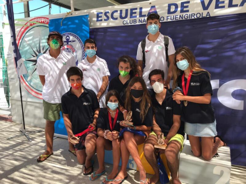 Cuádruple corona regional para el Club Náutico Sevilla en la vuelta a la competición de vela 