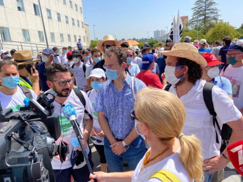 IU Cádiz se vuelca con el pueblo de Trebujena en la defensa de la sanidad pública y contra la derivación de especialidades al grupo Pascual