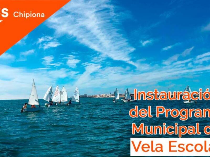 Ciudadanos exige un programa municipal de vela escolar con partida propia y 6.000 € en el Presupuesto General del Ayuntamiento.