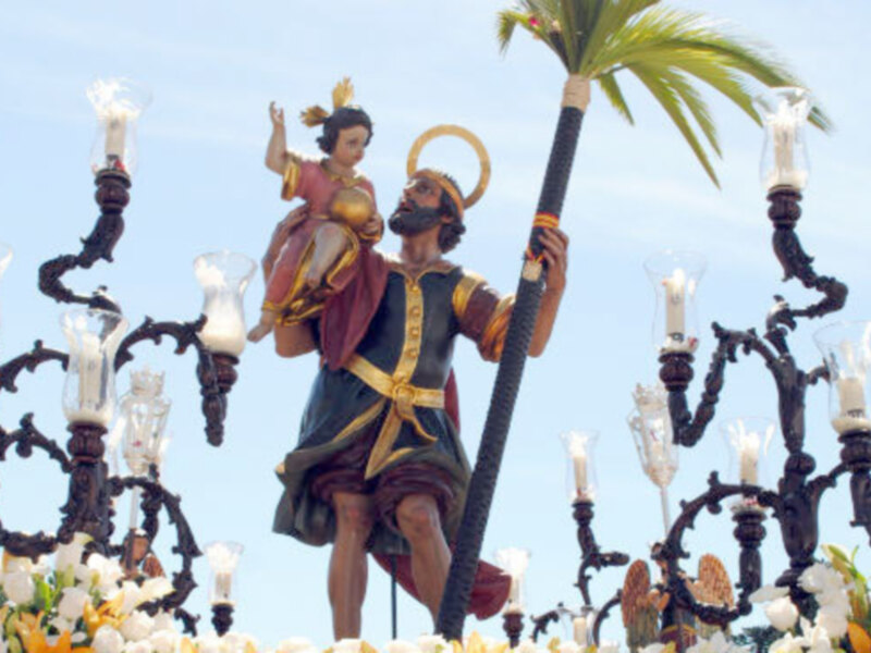 Cultos a el patrón  de Burguillo San Cristóbal Martín