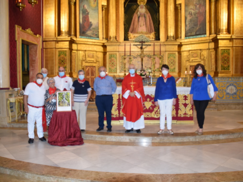 Sevilla participó en la misa litúrgica en honor de San Fermín.