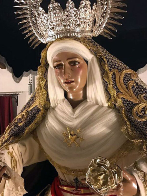 Dios te salve María eres de Dolores de Burguillos.