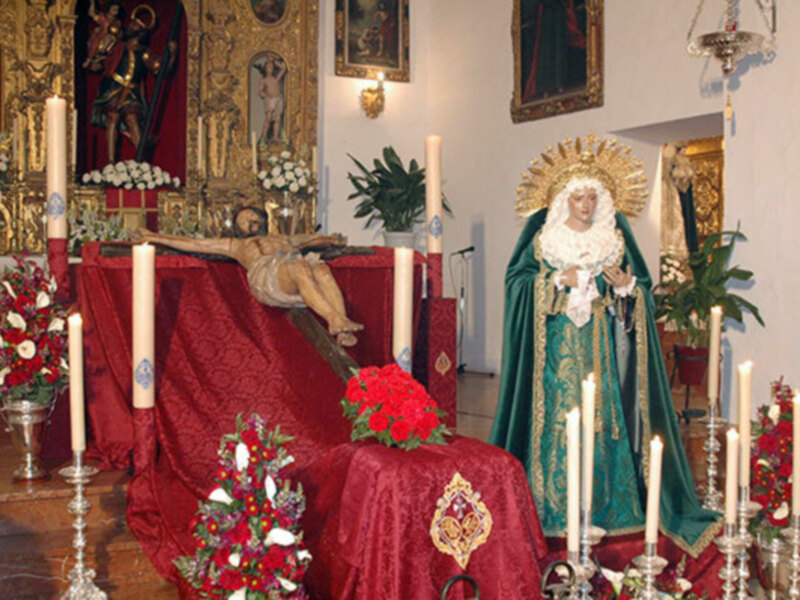 Solemne cultos a la Virgen de los Dolores del Cristo del Voto.