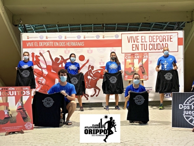 El Club Atletismo Orippo no falta a la cita con el Circuito virtual 5K de Dos Hermanas