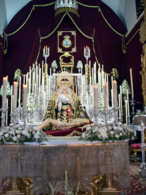 Termino el culto Solemne al Señor Yacente de la Misericordia Ilipense.