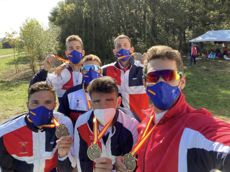 Medallas para el remo andaluz en el Campeonato de España absoluto, sub23, adaptado y veterano