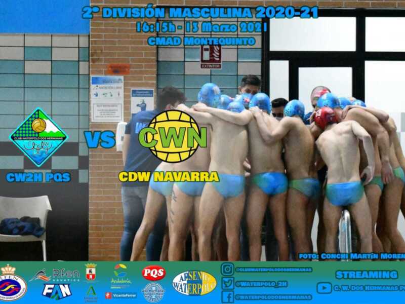 Cartel doble en el retorno de las ligas nacionales de waterpolo y los aficionados a Montequinto