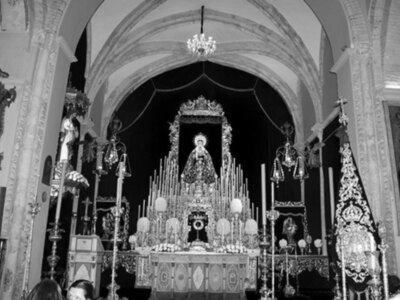 Un magnífico altar de cultos para La Soledad de Alcalá del Río