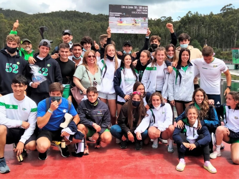El Club Nautico, subcampeón de II Copa de España de sprint olímpico de piragüismo