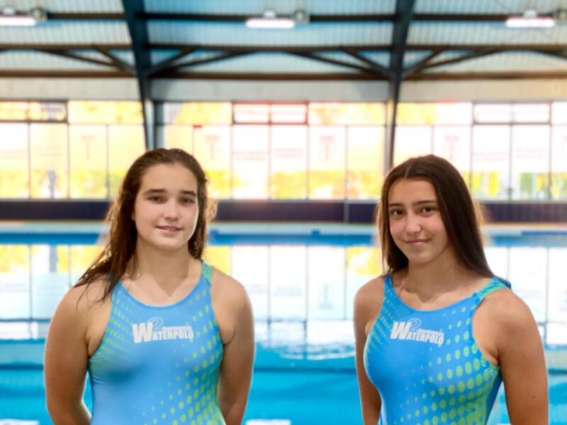Dupla nazarena en el Campeonato de Europa cadete femenino de waterpolo