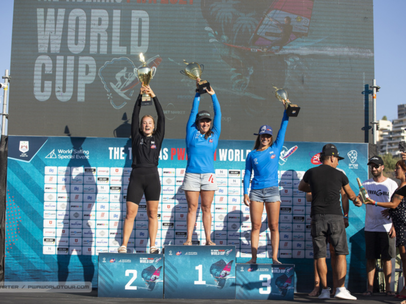 Podio para el Náutico Sevilla en la Copa del Mundo PWA de Foil