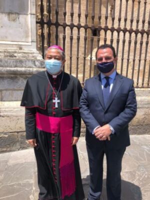 “Solo a través de la belleza se llega a la fe” recordaba el nuncio apostólico de Su Santidad el Papa, Bernardito Cleopas para Alcalá del Río