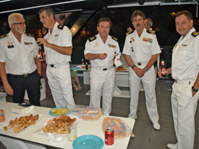 Un barco eléctrico ecológico para la fiesta del Carmen de la Real Liga Naval Española