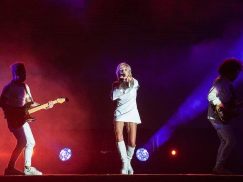 Ana Torroja. la voz de Mecano, cantó en Jerez.  