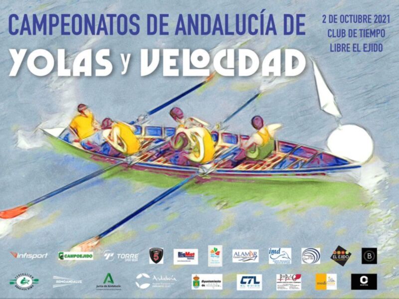 Los Campeonatos de Andalucía de yolas y velocidad, en El Ejido con participación hispalense