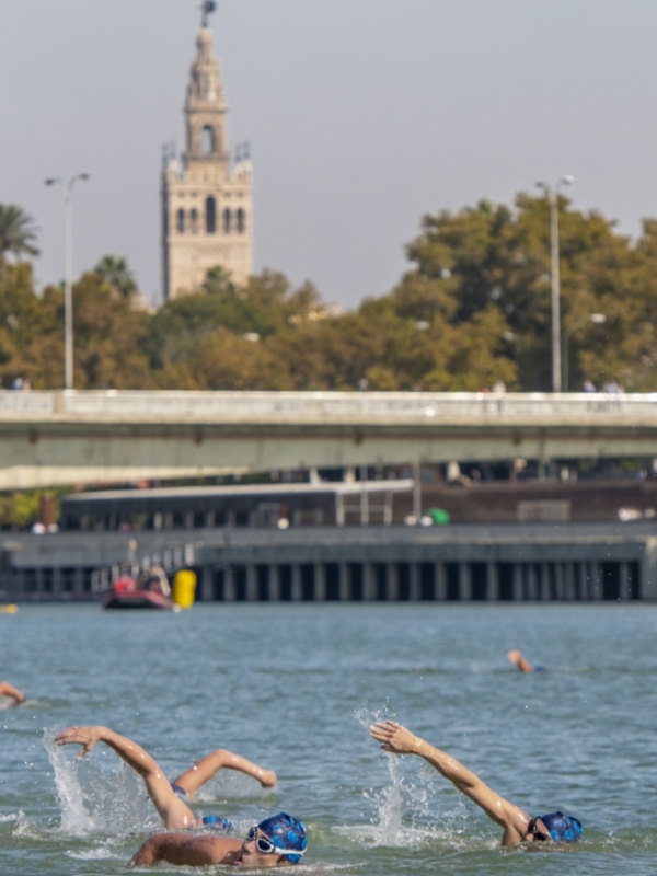 Travesía del Guadalquivir Club Náutico Sevilla Brazadas Solidarias