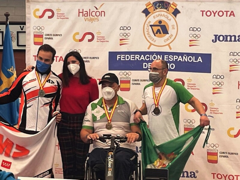 Título sevillano en el Campeonato de España de remoergómetro