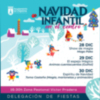 La Delegación de Fiestas ofrece desde hoy hasta el jueves el programa Navidad Infantil frente a la Plaza de Abastos de Chipiona 