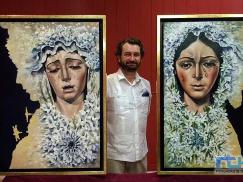 El pintor sevillano César Ramírez ofrece este sábado el pregón de la Semana Santa de Chipiona  