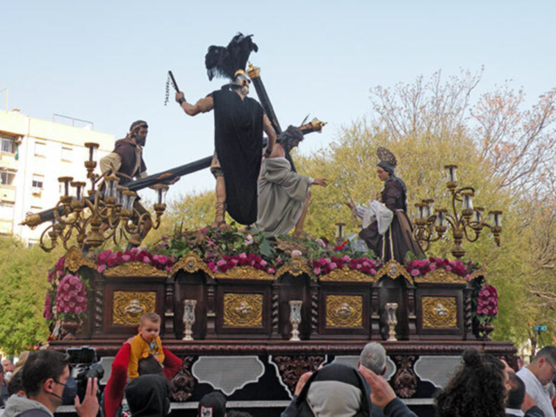 La Barriada sevillana  de los Príncipe, celebró su procesión anual