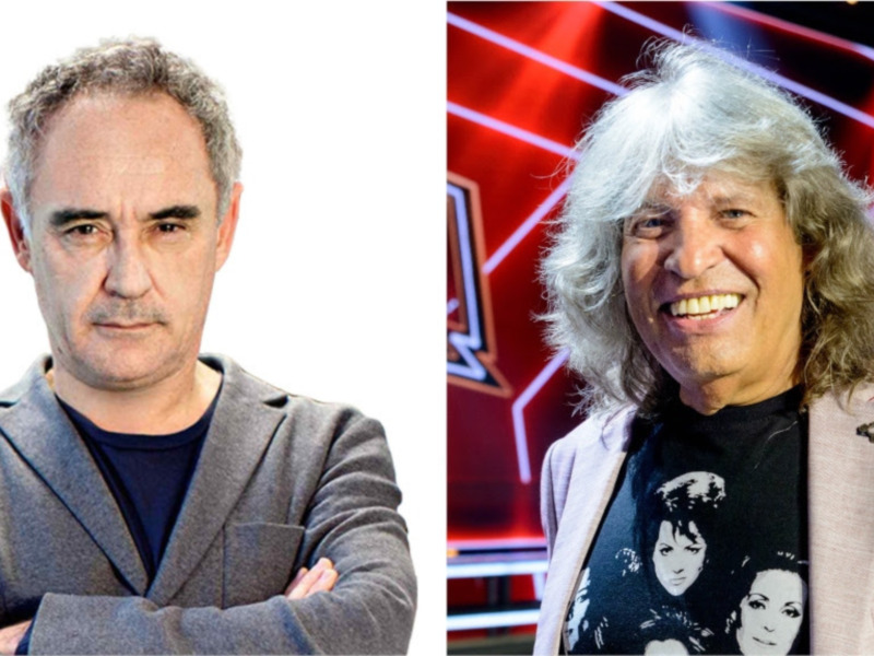 Ferrán Adriá y José Mercé, en "Despierta Andalucía"
