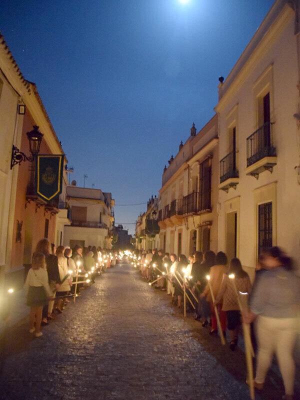  Procesión de Madrugada en la Hermandad de la Vera-cruz de Alcalá del Río