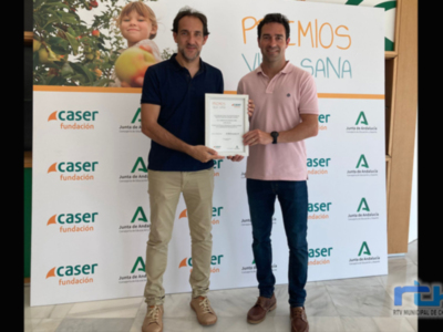 El IES Caepionis recoge su galardón en la VI Edición de los Premios Vida Sana de Fundación Caser y Junta de Andalucía