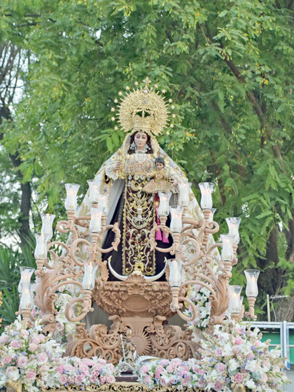 Procesión del Carmen de San Leandro de Sevilla.