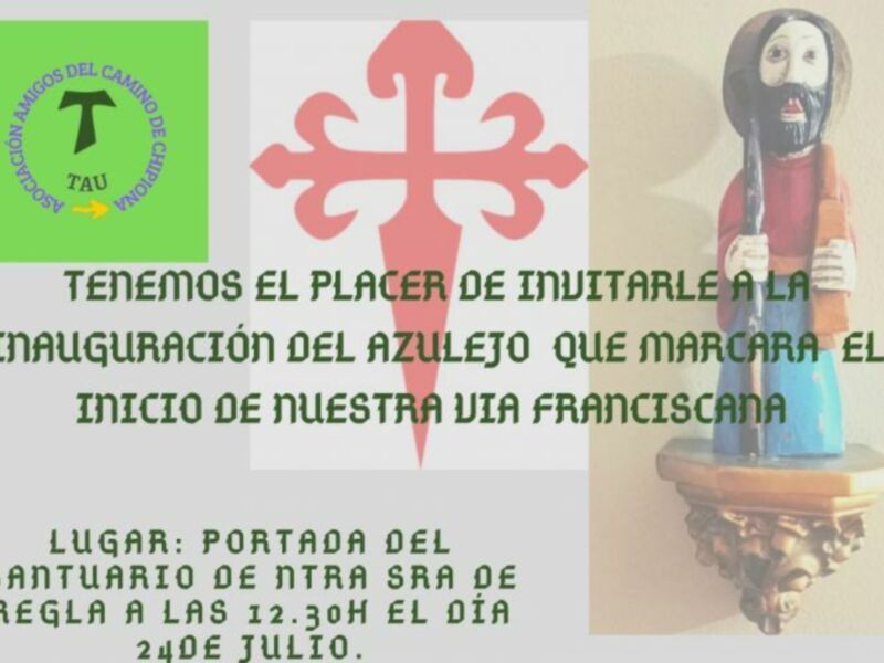 Amigos del Camino de Chipiona presentará este miércoles la Vía Franciscana que arrancará en la localidad