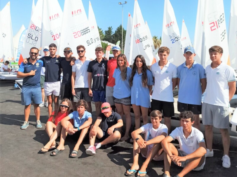 El Club Náutico Sevilla, en el Campeonato del Mundo de ILCA 4
