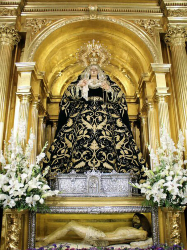 Restauración del retablo de la Hermandad de la Soledad de Alcalá del Río.