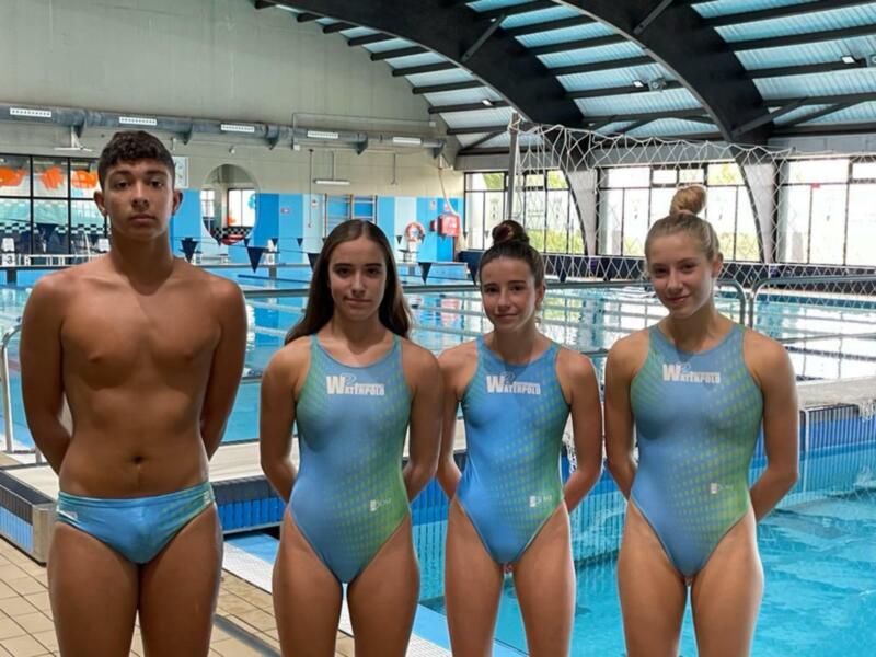 Cuarteto del C.W. Dos Hermanas PQS en el Programa Nacional de Tecnificación