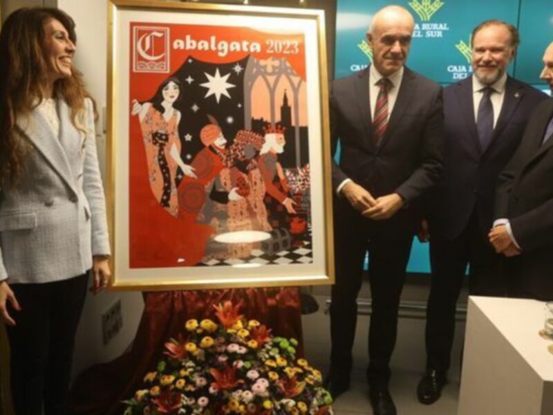 Así es el cartel de la Cabalgata de Reyes Magos de Sevilla 2023