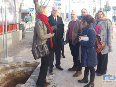 El diputado provincial Manuel Chacón supervisa varias obras realizadas en Chipiona con cargo al Dipu Invierte y los planes provinciales 