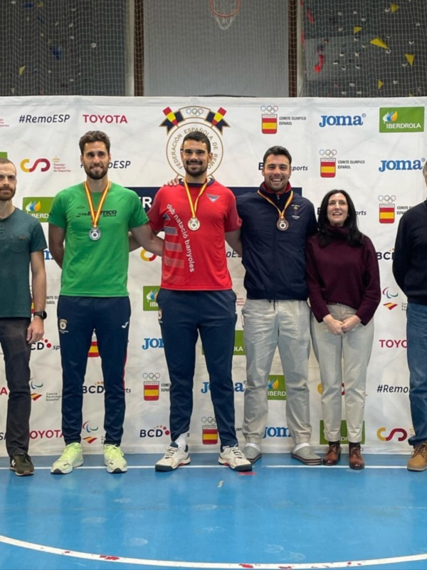 Póquer sevillano en el Campeonato de España de remoergómetro
