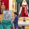 Virgen de las Angustias protagonista del Cartel de Semana Santa de la Hermandad de Vera-cruz de Alcalá del Río.