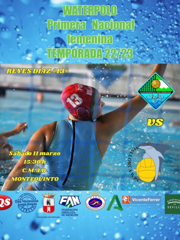 El Club Waterpolo Dos Hermanas PQS, a confirmar liderato en la fase de consolación de Primera Nacional femenina