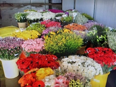 Las flores que llevan los pasos de Semana Santa.