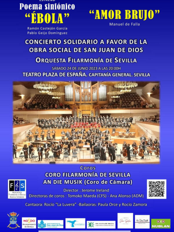 Con motivo del décimo aniversario de la crisis del Ébola queremos celebrar un concierto benéfico