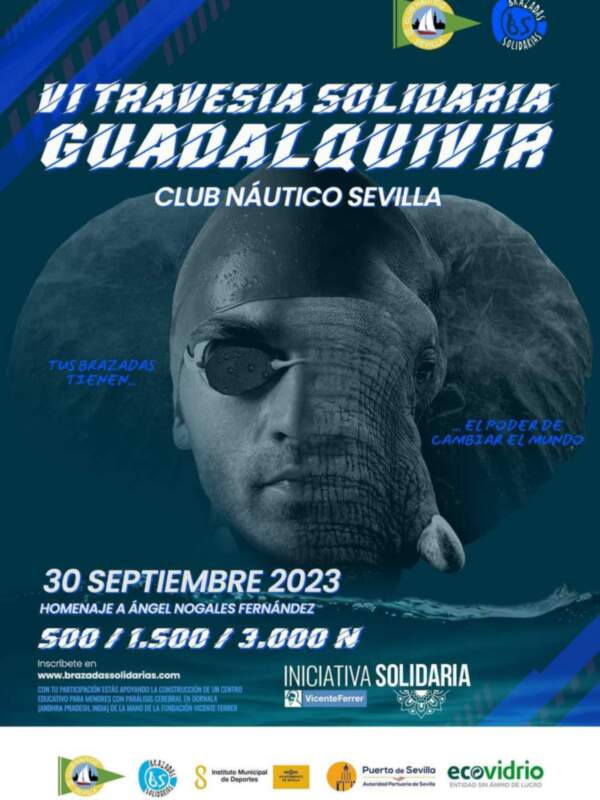 Travesía del Guadalquivir Club Náutico Sevilla Brazadas Solidarias