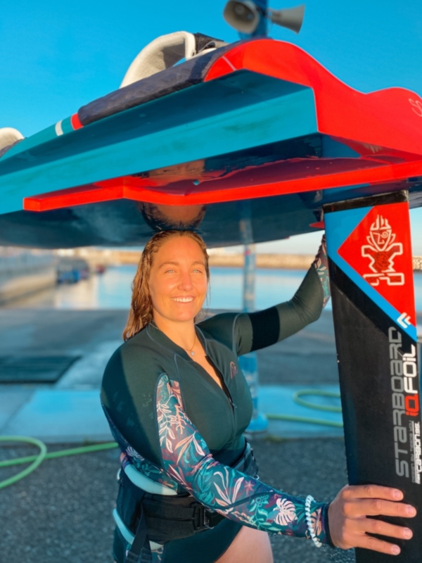 La Copa de España de iQFoil, objetivo en Vigo de Pilar Lamadrid