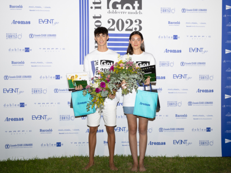 Sofía Vaquero y Jaime Pérez ganadores del Concurso Got Doble Erre Models