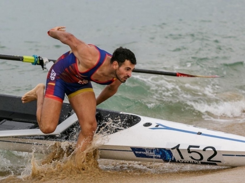 Presencia sevillana en el Mundial de remo beach sprint 