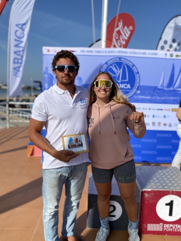 Subtítulo para Pilar Lamadrid en la Copa de España de la clase iQFoil