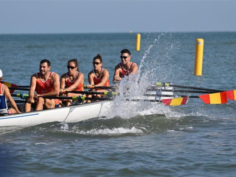 Medallas para el remo andaluz en el Mundial de beach sprint 