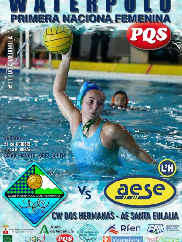 Estreno como local del Club Waterpolo Dos Hermanas PQS en Primera Nacional femenina