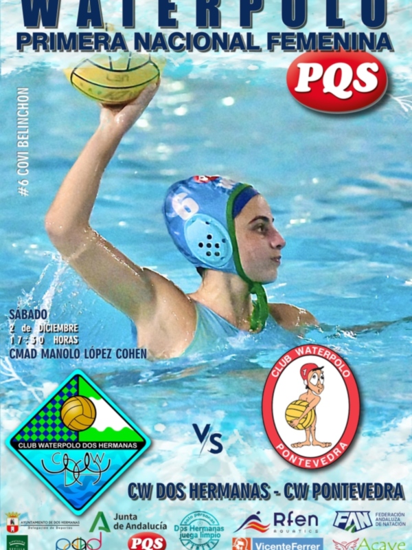 Nueva ronda en Primera Nacional para las chicas del Club Waterpolo Dos Hermanas PQS