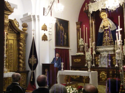 XII Exaltación de la Navidad, en la Capilla de Nuestra Señora del Rosario de la Hermandad de Las Aguas de Sevilla.