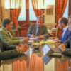 Los representantes de la plataforma ‘Sevilla quiere metro’, se reunieron con el alcalde de hispalense