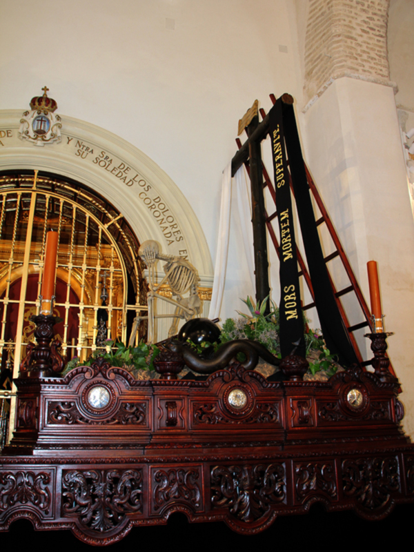 Alcalá del Río se queda sin cofradia del Viernes Santo, por el paso de la borrasca Nelson